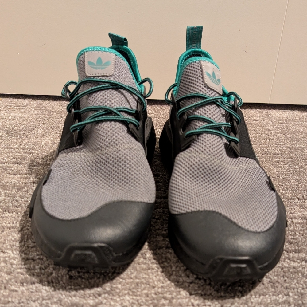 Adidas NMD_R1 TR Gray Teal Trail Running Shoes - Picture 2 of 9